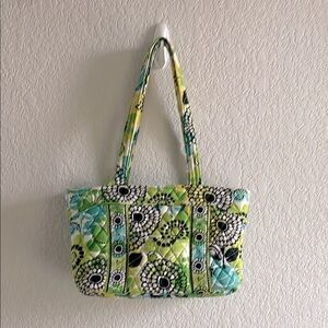 EUC Vera Bradley Limes Up Shoulder Tote Handbag